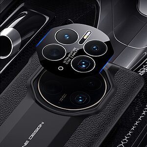 Θήκη Huawei Mate 50 Pro Mad Mask Leather Texture Series Πλάτη Shock-Proof από αυθεντικό δέρμα και TPU μωβ - Image 4