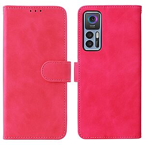 Θήκη TCL 30 / 30+ Mad Mask Litchi Skin Texture Leather με βάση στήριξης