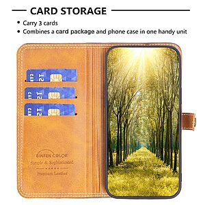 Θήκη Xiaomi 12T 5G / 12T Pro 5G BINFEN COLOR Leather Wallet Double Stitching Lines με βάση στήριξης, υποδοχές καρτών και μαγνητικό κούμπωμα μπλε - Image 3