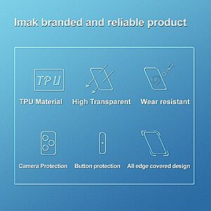 Θήκη Xiaomi Redmi 10 5G IMAK UX-10 Series Airbag Soft TPU πλάτη διάφανη - Image 3