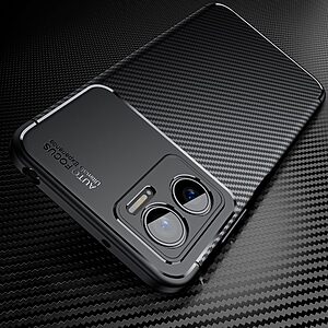 Θήκη Xiaomi Redmi 10 5G Mad Mask Beetle Series Carbon Fiber Πλάτη TPU μαύρο - Image 3