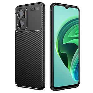 Θήκη Xiaomi Redmi 10 5G Mad Mask Beetle Series Carbon Fiber Πλάτη TPU μαύρο