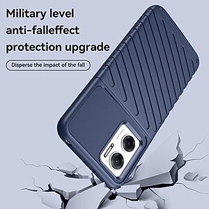 Θήκη Xiaomi Redmi 10 5G Mad Mask Thunder Series Πλάτη από ενισχυμένο TPU μπλε - Image 5