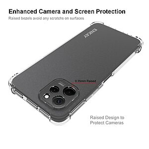 Θήκη Huawei Nova Y61 ENKAY Silicone Sockproof Anti-Slip Transparent Πλάτη TPU - Image 3