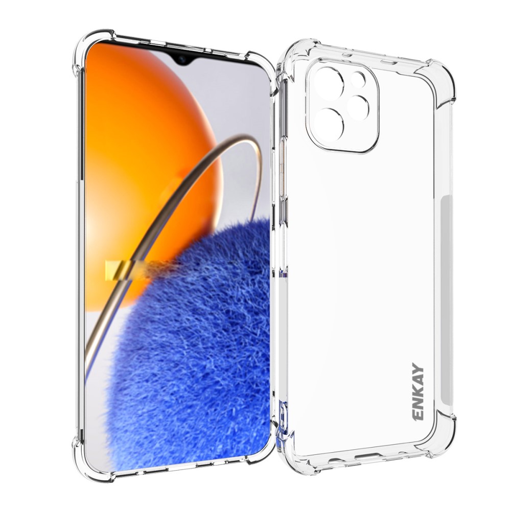 Θήκη Huawei Nova Y61 ENKAY Silicone Sockproof Anti-Slip Transparent Πλάτη TPU Θήκη Huawei Nova Y61 ENKAY Silicone Sockproof Anti-Slip Transparent Πλάτη TPU