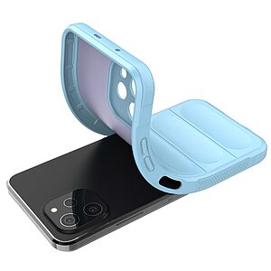 Θήκη Huawei Nova Y61 Mad Mask Rugged Armor από σκληρό Premium TPU γαλάζιο - Image 3