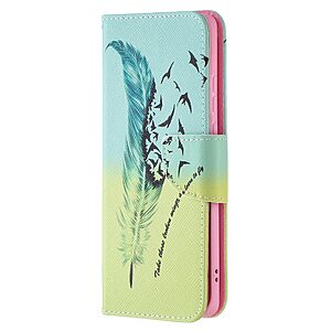 υποδοχές καρτών και μαγνητικό κούμπωμα Flip Wallet από συνθετικό δέρμα και TPU