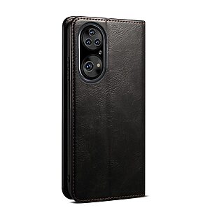 Θήκη Huawei P50 Pro Mad Mask Folio Series v2 με βάση στήριξης, υποδοχή καρτών και μαγνητικό κούμπωμα Flip Wallet από συνθετικό δέρμα και TPU μαύρο - Image 3