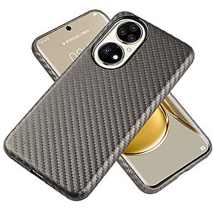 Θήκη Huawei P50 Pro Mad Mask υφή Carbon Fiber Ultra Slim v5 με πλάτη αντικραδασμική από Premium TPU γκρι - Image 4