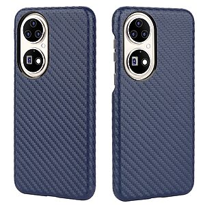 Θήκη Huawei P50 Pro Mad Mask υφή Carbon Fiber Ultra Slim v5 με πλάτη αντικραδασμική από Premium TPU μπλε - Image 3
