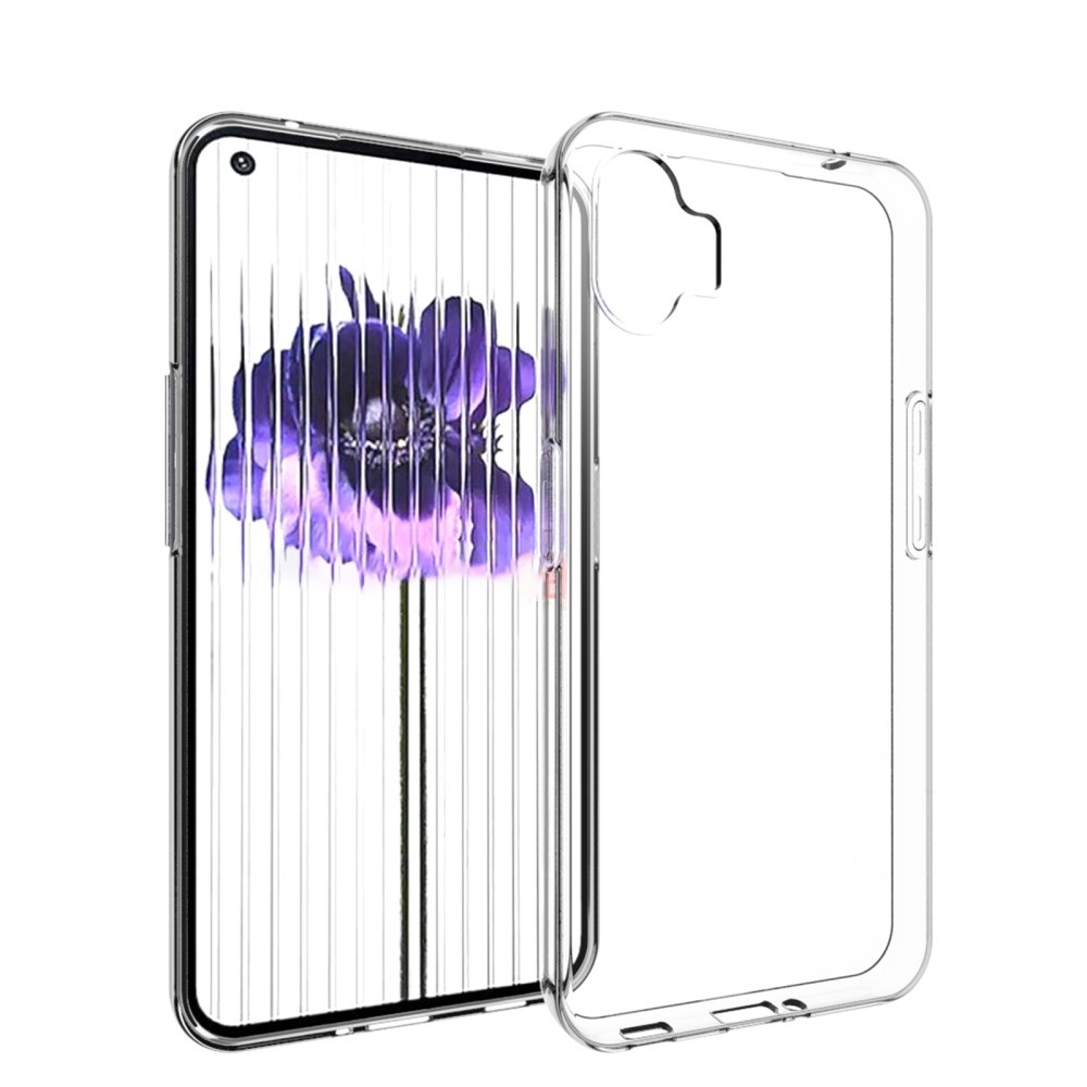 Θήκη Nothing Phone (1) OEM Silicone Sockproof V6 Anti-Slip Transparent Πλάτη TPU