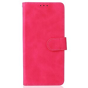 υποδοχές καρτών και μαγνητικό κούμπωμα κόκκινο