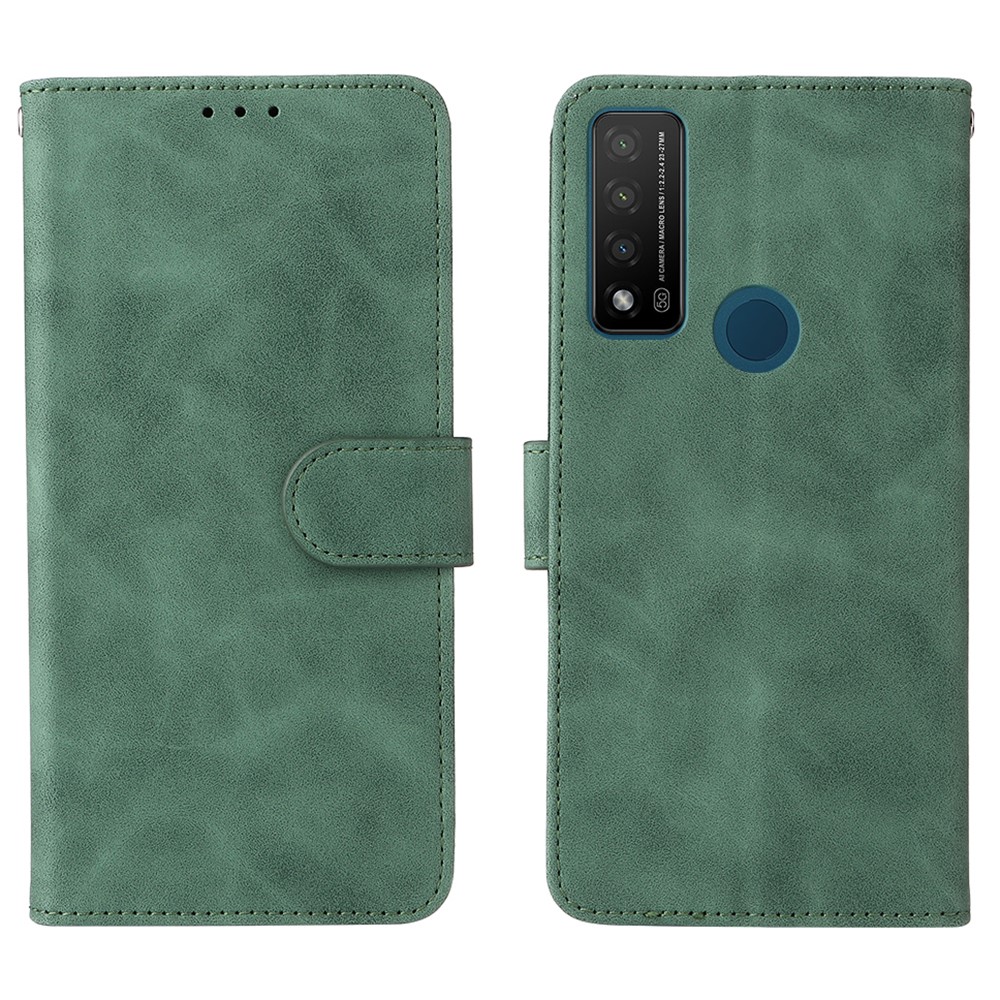 Θήκη TCL 20R 5G OEM Leather Skin touch Feeling v2 με βάση στήριξης