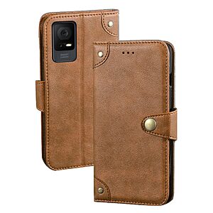 Θήκη TCL 405 IDEWEI PU Foldable Series v4 με βάση στήριξης