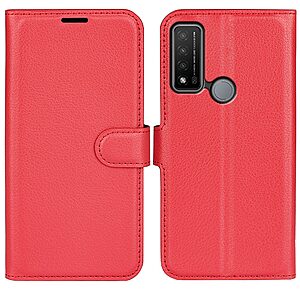 Θήκη TCL 405 OEM Litchi SkinLeather με βάση στήριξης
