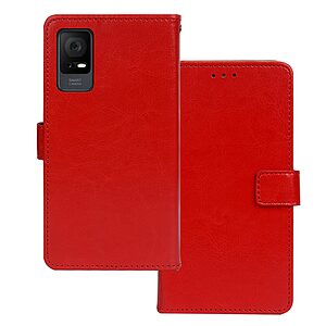 Θήκη TCL 405 IDEWEI PU Foldable Series v3 με βάση στήριξης