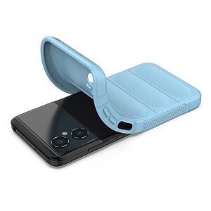 Θήκη Xiaomi Poco M4 5G Mad Mask Rugged Armor από σκληρό Premium TPU γαλάζιο - Image 3