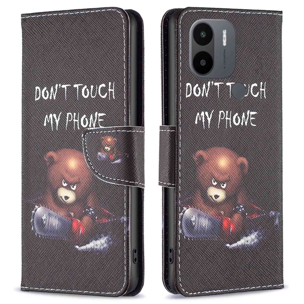 Θήκη Xiaomi Redmi A1+ OEM Angry bear with chainsaw με βάση στήριξης