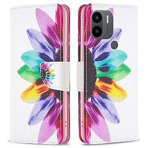 Θήκη Xiaomi Redmi A1+ OEM Colorful Petals με βάση στήριξης