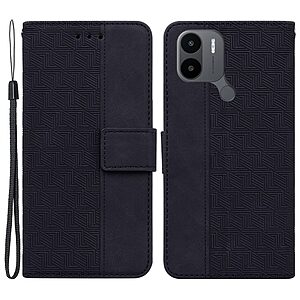 Θήκη Xiaomi Redmi A1+ Mad Mask Leather Wallet Case Geometry Style με βάση στήριξης