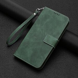Θήκη Xiaomi Redmi A1+ OEM Leather Wallet Case Series 2 με βάση στήριξης, υποδοχές καρτών και μαγνητικό κούμπωμα Flip Wallet από συνθετικό δέρμα πράσινο - Image 4
