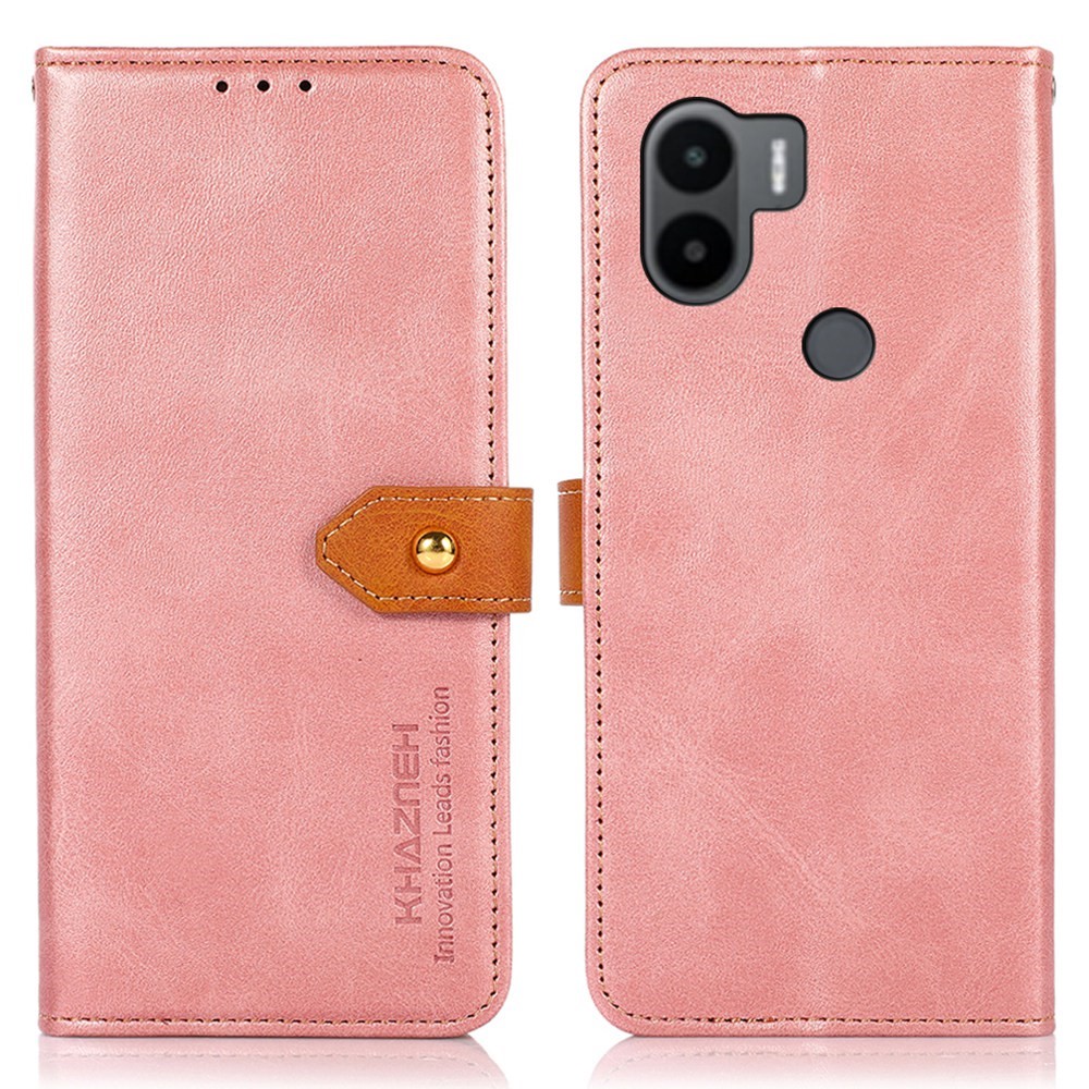 Θήκη Xiaomi Redmi A1+ KHAZNEH Leather Wallet Golden Clasp με βάση στήριξης
