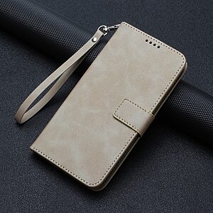 Θήκη Xiaomi Redmi A1+ OEM Leather Wallet Case Series 2 με βάση στήριξης, υποδοχές καρτών και μαγνητικό κούμπωμα Flip Wallet από συνθετικό δέρμα χακί - Image 4