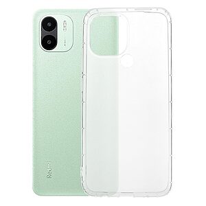 Θήκη Xiaomi Redmi A1+ OEM Silicone Sockproof V6 Anti-Slip Transparent Πλάτη TPU
