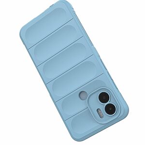 Θήκη Xiaomi Redmi A1+ Mad Mask Rugged Armor από σκληρό Premium TPU γαλάζιο - Image 3