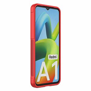 Θήκη Xiaomi Redmi A1+ Mad Mask Rugged Armor από σκληρό Premium TPU κόκκινο - Image 5