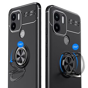 Θήκη Xiaomi Redmi A1+ OEM Magnetic Ring Kickstand / Μαγνητικό δαχτυλίδι / Βάση στήριξης TPU μπλε - Image 4