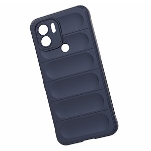 Θήκη Xiaomi Redmi A1+ Mad Mask Rugged Armor από σκληρό Premium TPU μπλε σκούρο - Image 4
