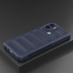 Θήκη Xiaomi Redmi A1+ Mad Mask Rugged Armor από σκληρό Premium TPU μπλε σκούρο - Image 5