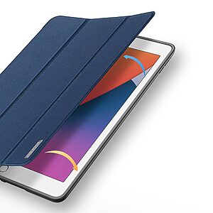 Θήκη Dux Ducis Domo Series Tri-Fold Flip Cover για iPad (2019/2020/2021) 10.2" με ειδική θέση για πενάκι και ενισχυμένη εσωτερική πλάτη σε χρώμα μπλε - Image 4
