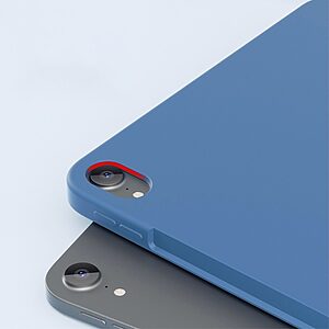 Θήκη MUTURAL Liquid Series Back Cover για iPad Air (2020/2022) 10.9" πλάτη με ενισχυμένη σιλικόνη για προστασία στα χτυπήματα και τις πτώσεις σε χρώμα γαλάζιο - Image 4