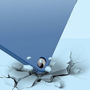 Θήκη MUTURAL Liquid Series Back Cover για iPad Air (2020/2022) 10.9" πλάτη με ενισχυμένη σιλικόνη για προστασία στα χτυπήματα και τις πτώσεις σε χρώμα γαλάζιο - Image 5