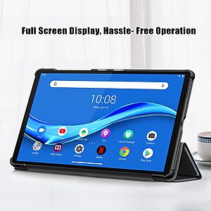 Θήκη Tri-Fold Flip Cover για Lenovo Tab M10 FHD Plus (2nd Gen) 10.3" TPU με ενισχυμένες γωνίες σε χρώμα μαύρο - Image 5