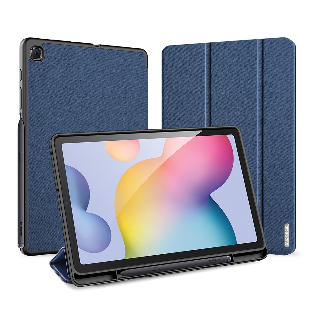 Θήκη Dux Ducis Domo Series Tri-Fold Flip Cover για Galaxy Tab S6 Lite / S6 Lite (2022) με ειδική θέση για πενάκι και ενισχυμένη εσωτερική πλάτη σε χρώμα μπλε Θήκη Dux Ducis Domo Series Tri-Fold Flip Cover για Galaxy Tab S6 Lite / S6 Lite (2022) με ειδική θέση για πενάκι και ενισχυμένη εσωτερική πλάτη σε χρώμα μπλε