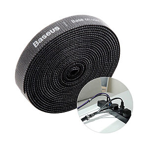 Δεματικά Καλωδίων Baseus Rainbow Circle Velcro Straps Μαύρο 3m (ACMGT-F01)