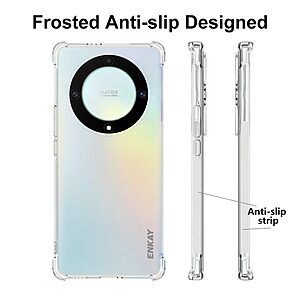 Θήκη Honor Magic5 Lite 5G ENKAY Enkay Silicone Sockproof Anti-Slip Transparent Πλάτη TPU - Image 4