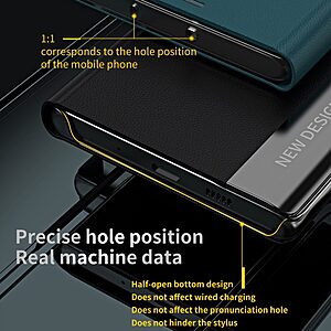 Θήκη Samsung Galaxy S23 New Design Leather Stand Cover από συνθετικό δέρμα ροζ - Image 5