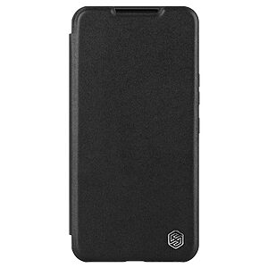 Θήκη Samsung Galaxy S23 Plus NiLLkin Qin Pro Series με προστασία για την κάμερα, Flip Wallet από σκληρό πλαστικό με ύφασμα και συνθετικό δέρμα μαύρο - Image 3