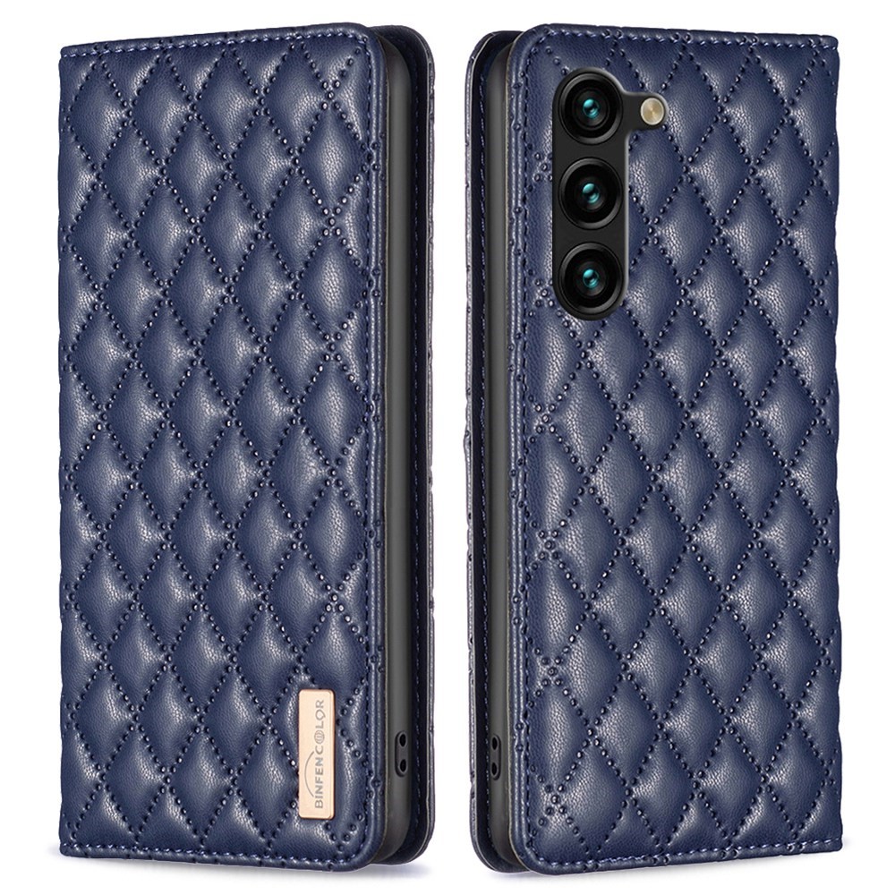 Θήκη Samsung Galaxy S23 Plus BINFEN COLOR Rhombus Pattern Series με βάση στήριξης Θήκη Samsung Galaxy S23 Plus BINFEN COLOR Rhombus Pattern Series με βάση στήριξης