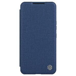 Θήκη Samsung Galaxy S23 Plus NiLLkin Qin Pro Series με προστασία για την κάμερα, Flip Wallet από σκληρό πλαστικό με ύφασμα και συνθετικό δέρμα μπλε - Image 3