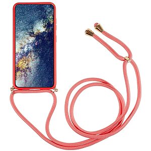 Θήκη Samsung Galaxy S23 Plus OEM Soft Silicone Sockproof πλάτη με κορδόνι από αντικραδασμικό TPU κόκκινο - Image 2