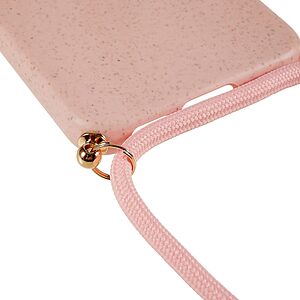 Θήκη Samsung Galaxy S23 OEM Soft Silicone Sockproof πλάτη με κορδόνι από αντικραδασμικό TPU ροζ - Image 4