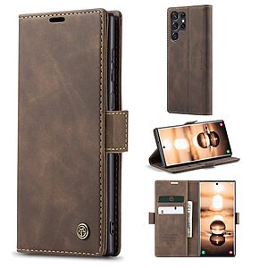 Θήκη Samsung Galaxy S23 Ultra CASEME 013 Series Πορτοφόλι με βάση στήριξης