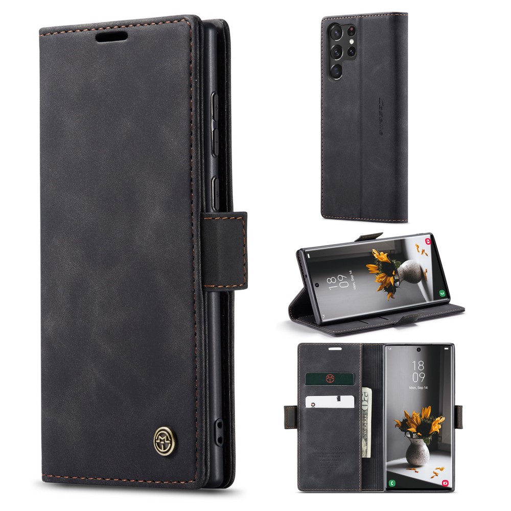 Θήκη Samsung Galaxy S23 Ultra CASEME 013 Series Πορτοφόλι με βάση στήριξης