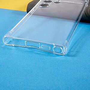 Θήκη Samsung Galaxy S23 Ultra OEM Silicone Sockproof Transparent πλάτη με κορδόνι από αντικραδασμικό TPU - Image 3