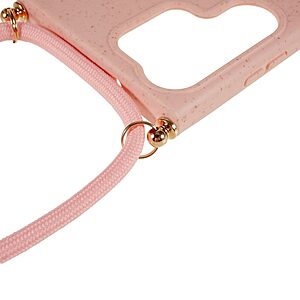 Θήκη Samsung Galaxy S23 Ultra OEM Soft Silicone Sockproof πλάτη με κορδόνι από αντικραδασμικό TPU ροζ - Image 5